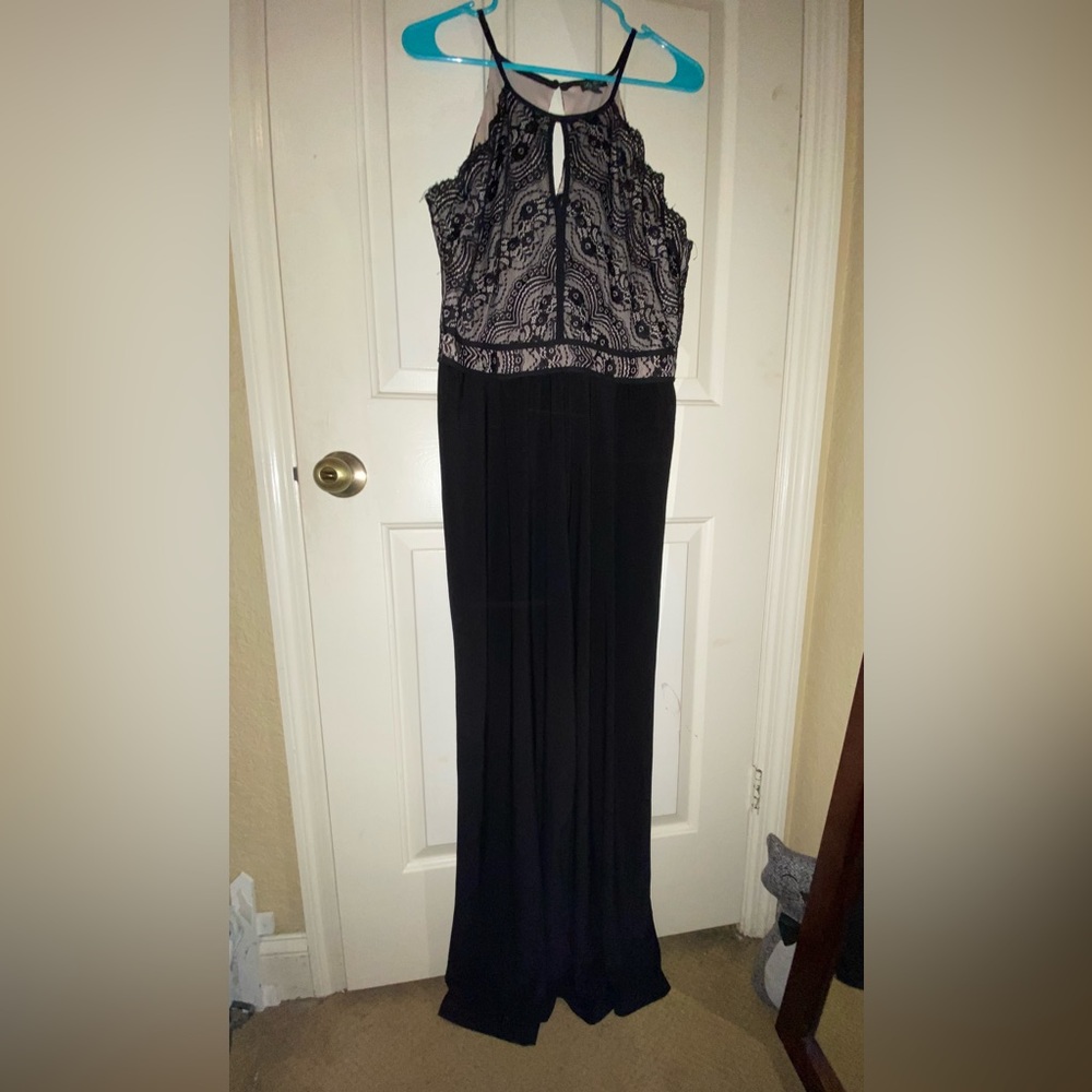 Women’s Lilly rose peep hole halter jumpsuit